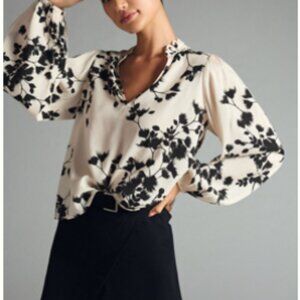 Anthropologie The Odells V-Neck Blouse